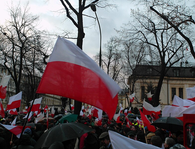 File:Demonstration of supporters of changes to the law on the Constitutional Tribunal in Poland 13 12 2015.JPG