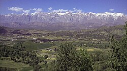 Dena Range as seen from South West