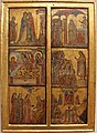 Deodato Orlandi, 1300-1310, Triptych: Six Scenes from the Life of John the Baptist (Two Wings)