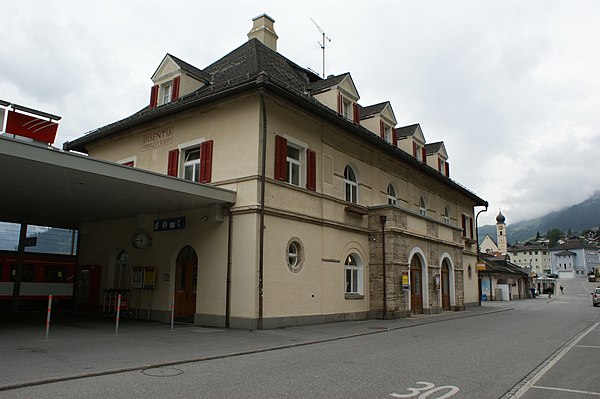 The station building in 2009