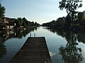 Canal Danube-Oder, bief en service près de Vienne