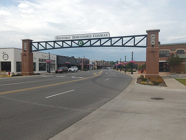 Image: Downtown conway sign 20160530 113840