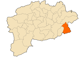 Localização de Oued Cheham