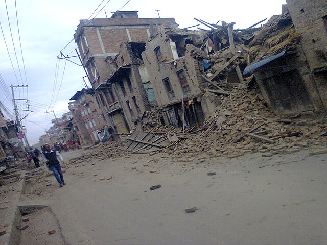 earthquake in nepal bhaktapur 