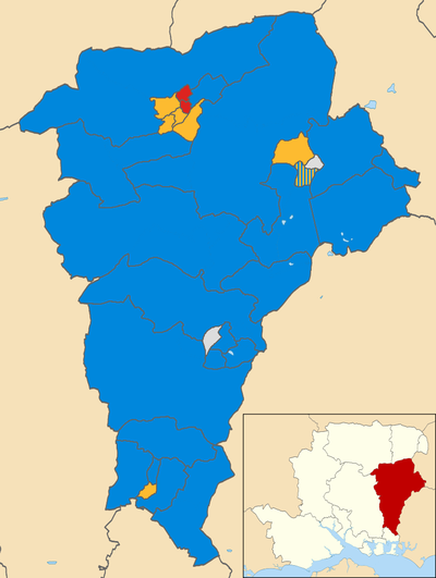 East Hampshire UK local election 2019 map.png