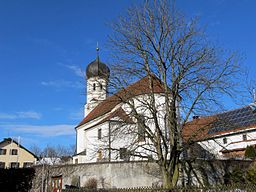 Kyrka i Eching am Ammersee.