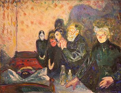 Edvard Munch, Dødskamp, Statens Museum for Kunst