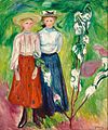 Edvard Munch - 1905 - Two Girls under an Apple Tree in Bloom - Boijmans 2426 (MK).jpg