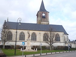 Eglise Saint-Germain, Isneauville (Seine-Maritime).JPG