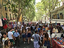 The market in 2016 El Rastro market, Madrid 2016 2.jpg