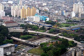 Dom Pedro II station en park, in het oude centrum van São Paulo.