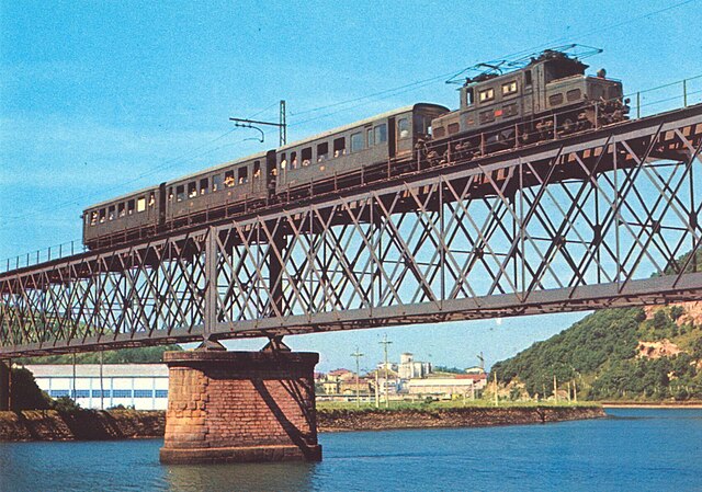 Preserved EuskoTran train