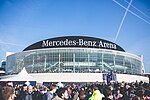 Exterior of arena for 2015 League of Legends World Championship final.jpg