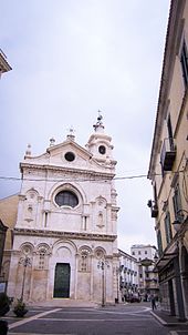 Foggia, Cathedral from via Arpi