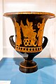 Fourth-century calyx-krater - ARV extra - Triptolemos with Persephone and Demeter - Dionysos with maenad and satyr - Hamburg MKG - 01