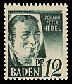 Johann Peter Hebel MiNr. 4