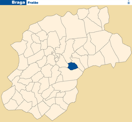 Kaart van Fraião