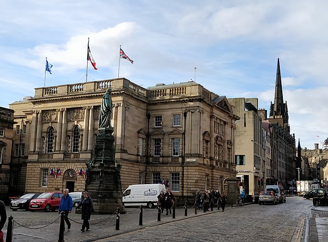Lothian Chambers, the former headquarters of Midlothian County Council, now home to Edinburgh's French Consulate and the French Institute for Scotland