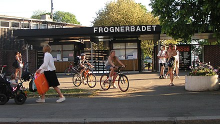 Entrance of Frognerbadet