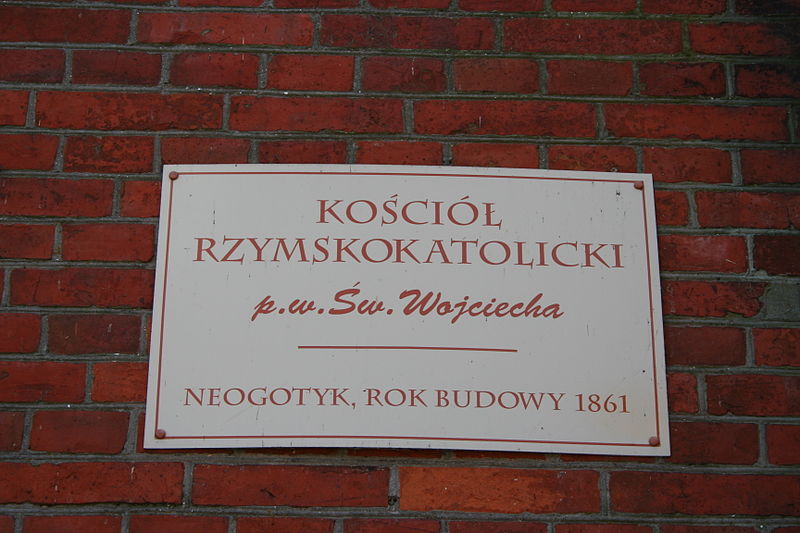File:Frombork - kościół ewangelicki, ob. pogrzebowy św. Wojciecha (tablica).jpg