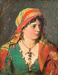 Kazimierz Alchimowicz: Gypsy (c.1870-1879)