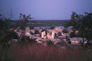 <span class="mw-page-title-main">Bansang</span> Place in Central River Division, The Gambia