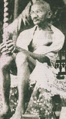 Mahatma Gandhi at Vaikom Satyagraha