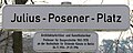 Julius Posener, Julius-Posener-Platz, Berlin-Zehlendorf, Deutschland