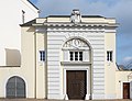 * Nomination Gatehouse to a baroque residential building opposite St. Peter Cathedral erected around 1780 in Trier, Germany --Virtual-Pano 10:51, 18 May 2022 (UTC) * Promotion  Support Good quality. --Steindy 15:44, 18 May 2022 (UTC)