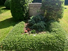 Das Grab von Hans Stadtmüller und seiner Ehefrau Barbara auf dem Neuen Südfriedhof in München