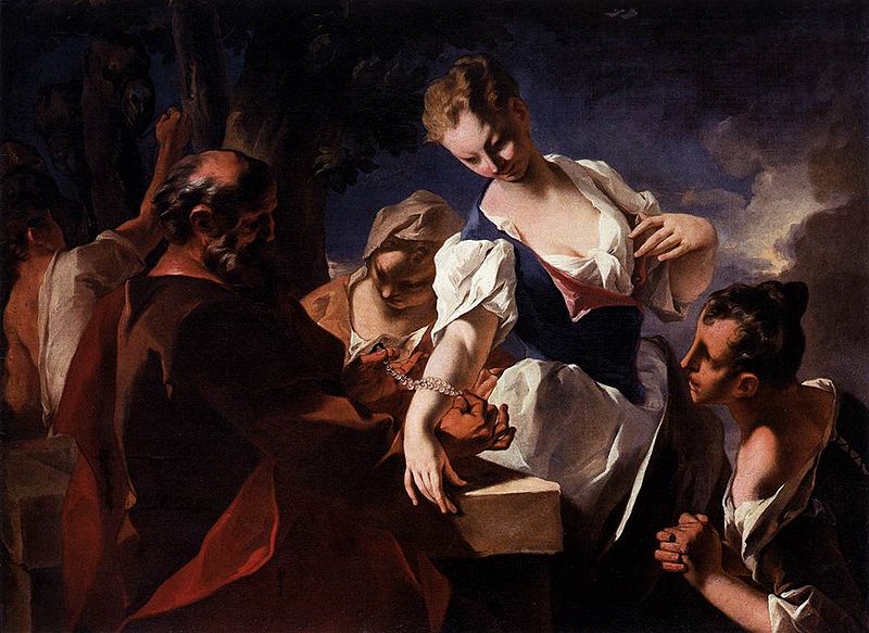 File:Grassi, Nicolò - Rebecca at the Well - c. 1720.jpg