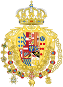 Huy hiệu của Vua Napoli (1759–1799 / 1799–1806 /1814–1816)[4]