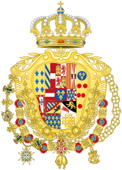 Coat of arms as King of Naples (1759–1799 / 1799–1806 /1814–1816)[5]