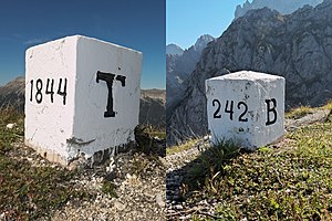 Landmark on the summit