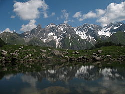 Guggersee Trettachspitze Maedelegabel Hochfrottspitze.JPG 