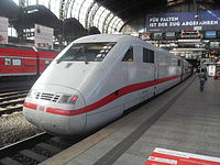 ICE 1 im Hamburger Hauptbahnhof