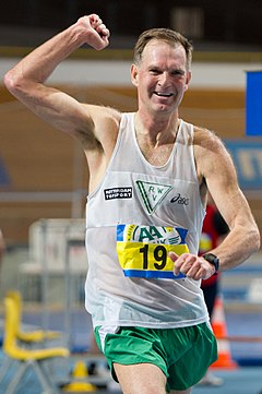 Harold van Beek - Apeldoorn NK indoor snelwandelen, únor. 2011.JPG