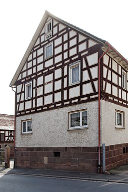 Haus Marburger Strasse 27 in Kirchhain-Anzefahr, von Norden