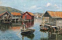 From a Swedish Fishing Camp, 1889