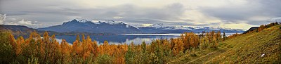 Thumbnail for File:Herjangsfjorden &amp; Ofotfjorden, wide, 2009 09.jpg