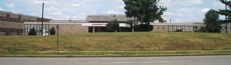 File:Hillsborough High School, NJ front.jpg