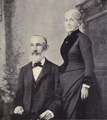 Hiram and Clara Brewster Bingham in 1887.jpg