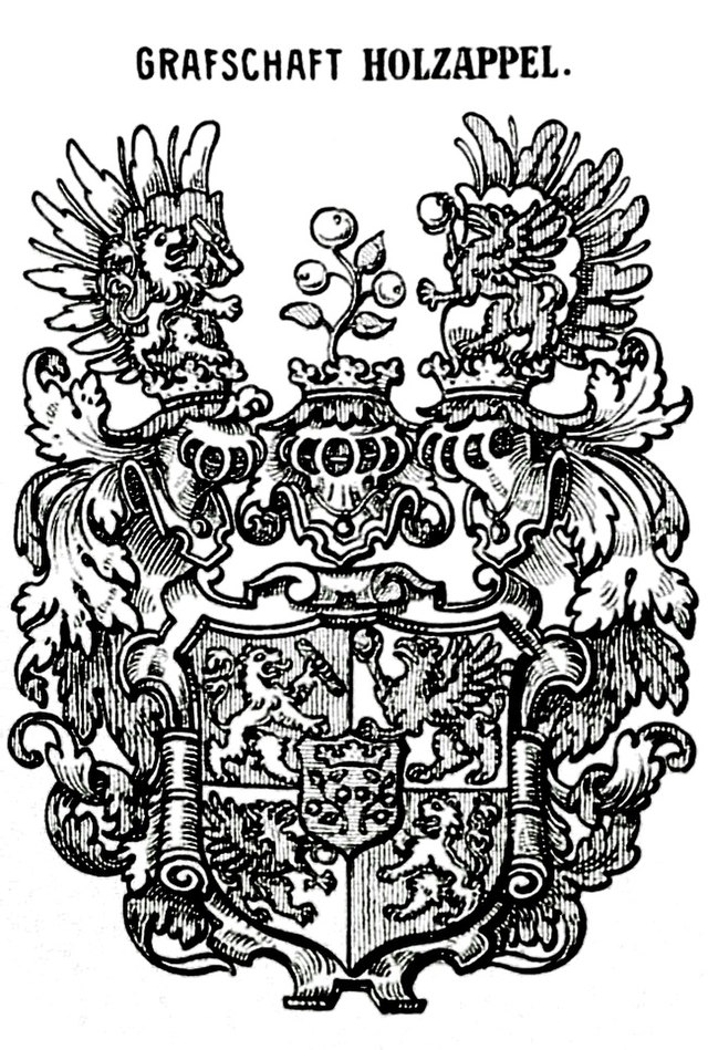 Wappen des ersten Grafen und der Grafschaft Holzappel