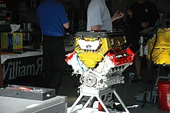 The Honda engine that Indycar would use from 2006 until 2011.