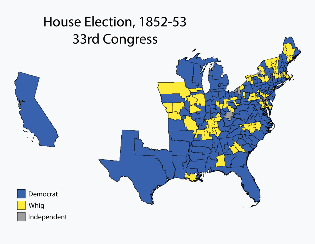 1852–53 United States House of Representatives elections