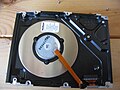 Bottom view of a IBM IDE hard drive