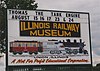 Illinois Railway Museum's sign in August 2003