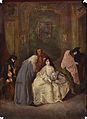 Imitator of Pietro Longhi - Meeting of the Prosecutor and his Wife - Google Art Project.jpg