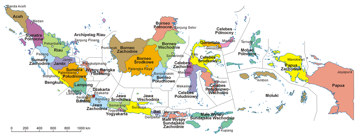 indonezja mapa File:Indonezja   mapa administracjyjna.png   Wikimedia Commons