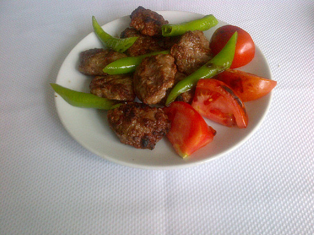 Turkish İnegöl meatballs.